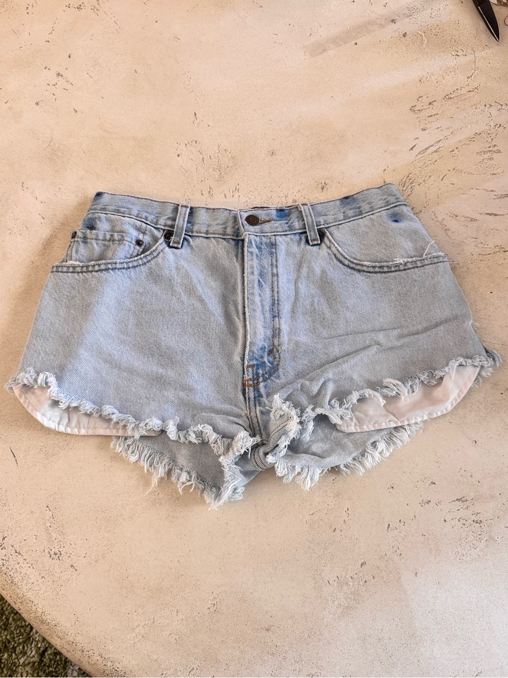 Vintage Levi Strauss Distressed Denim Shorts